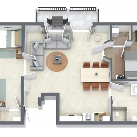 Memory - Ferienapartments & - Mediterraner Flair In Der Rhoen Guest house